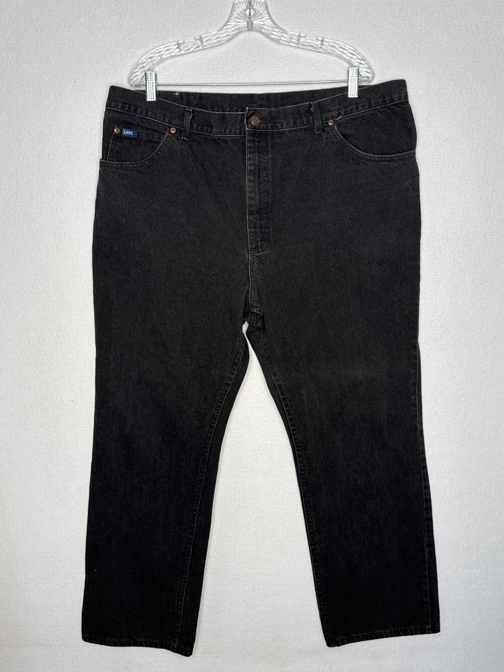1990s Lee Genuine Jeans Black 43x29" Made USA